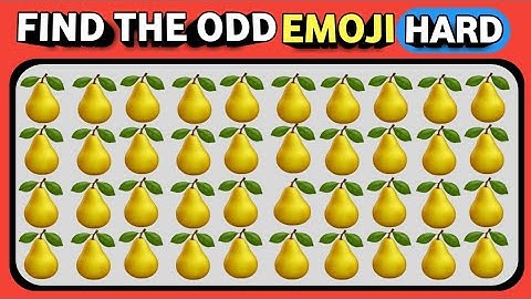Odd Emoji Challenge: Only 1% Can Pass! 💯