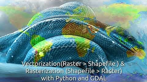 Vectorize (raster to shapefile) & rasterize (shapefile to raster) with Python and GDAL