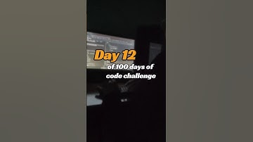 Day 12 of 100 days of code challenge #shorts #100daysofcodechallenge #coding