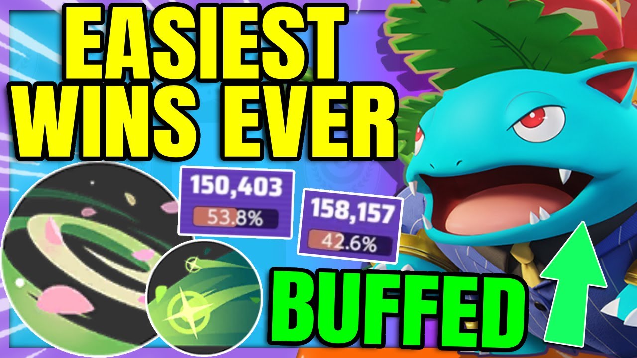 BUFFED PETAL DANCE VENUSAUR makes WINNING easier than ever | Pokemon Unite