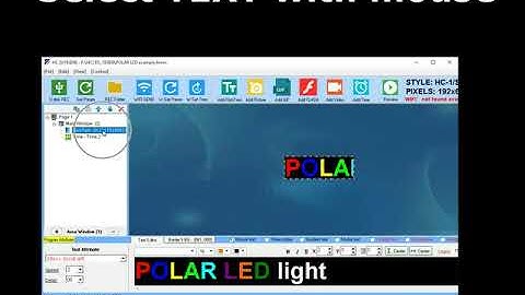 OPEN POLAR LED  example file