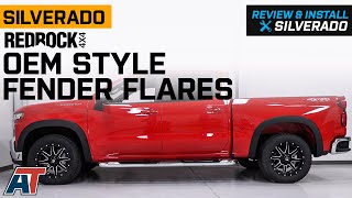 20192022 Silverado 1500 RedRock 4x4 OEM Style Fender Flares Review & Install