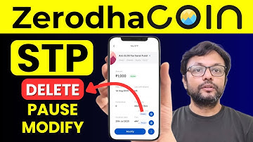 STP Delete, Pause and Modify in Zerodha Coin | STP Kaise Delete karen?