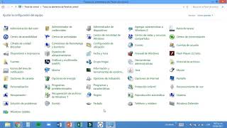 Programas y características (PANEL DE CONTROL)