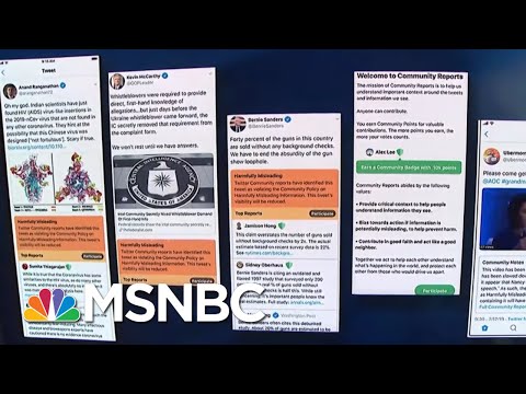 Exclusive: Twitter Testing New Ways To Fight Misinformation | Velshi & Ruhle | MSNBC