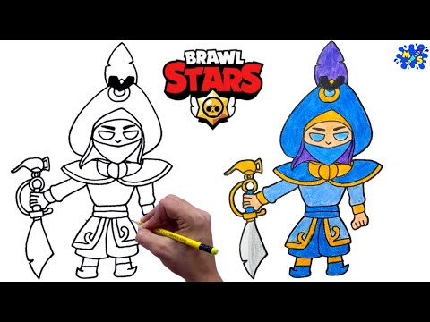 How to Draw Rogue Mortis from Brawl Stars | Easy Step by Step