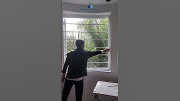 Pleated Mosquito Net Window | #insectscreens #pleatedmesh #mosquitonet