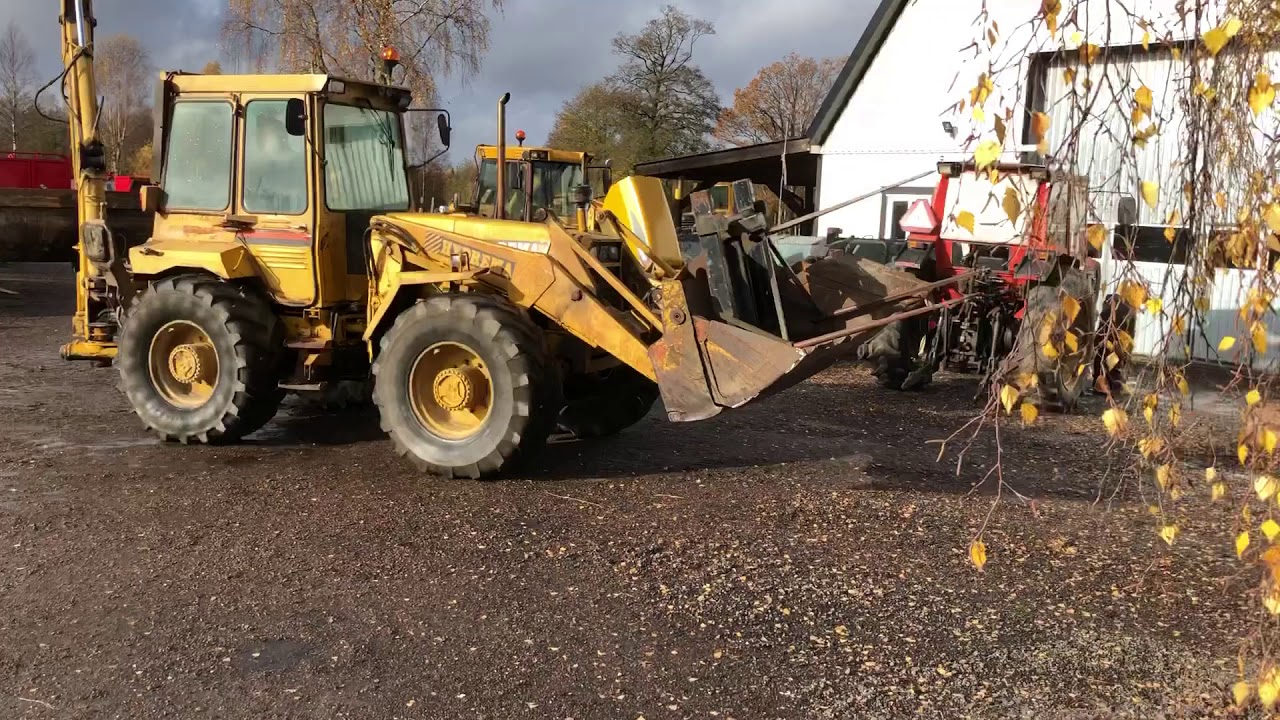 Grävare Traktorgrävare Hydrema 805