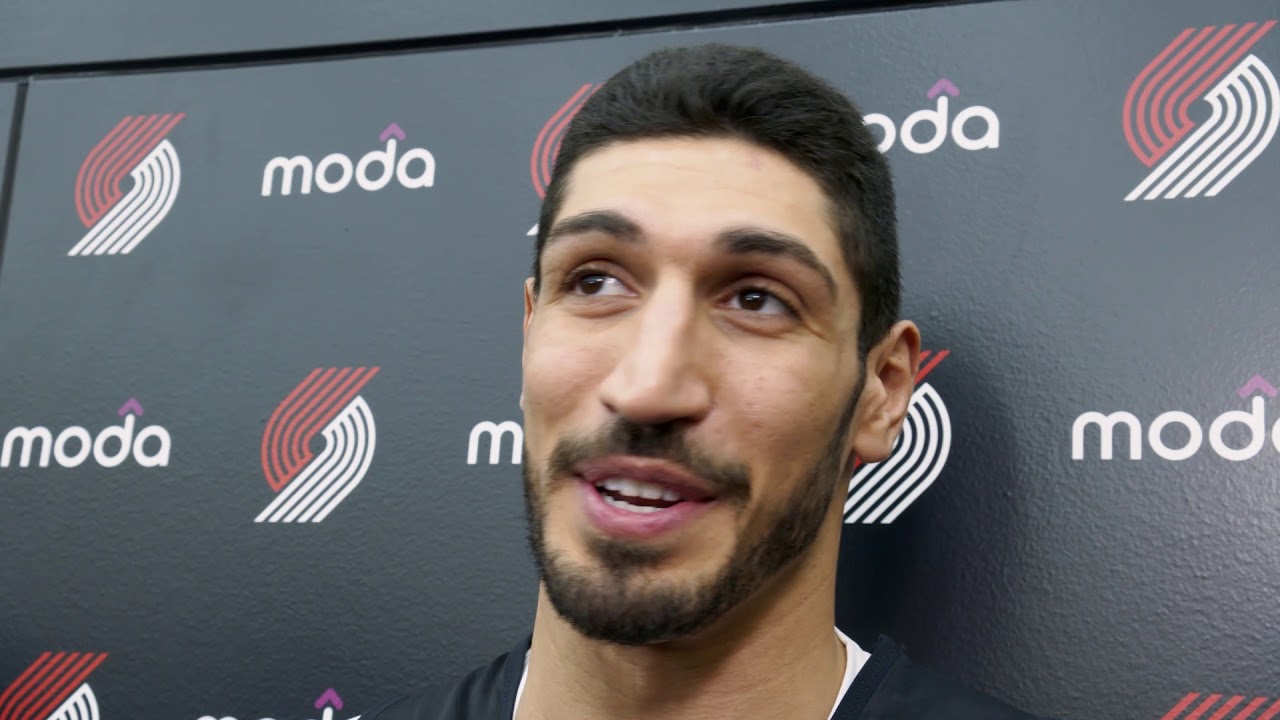 Blazers' Kanter (shoulder) questionable for Game 1