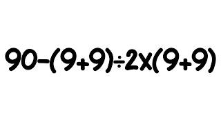 99% of People Get This Tricky Math Question WRONG! Can You Solve It 🔥🧠