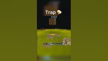 ￼ Making trap 🪤￼ #Minecraft #Shorts ￼