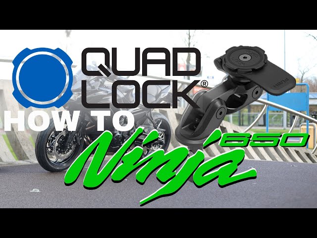 How to - Quad Lock on your Ninja 650 model 2025 - YouTube