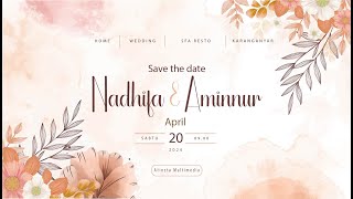 Live - The Wedding Nadhifa & Aminnur - SFA Resto Karanganyar - Sabtu 20 04 2024
