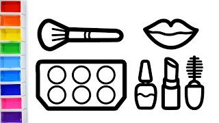 Bolalar Uchun Lab Boyogi Rasmini Chizish ? How To Draw A Picture Of Lipstick For Children?