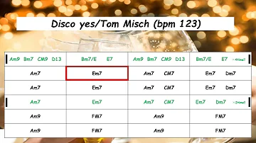 off bass Disco Yes/Tom misch backing track(bpm 123)