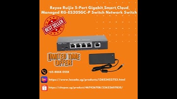 Reyee Ruijie 5 Port Gigabit Smart Cloud Managed RG ES205GC P Switch NetworkSwitch