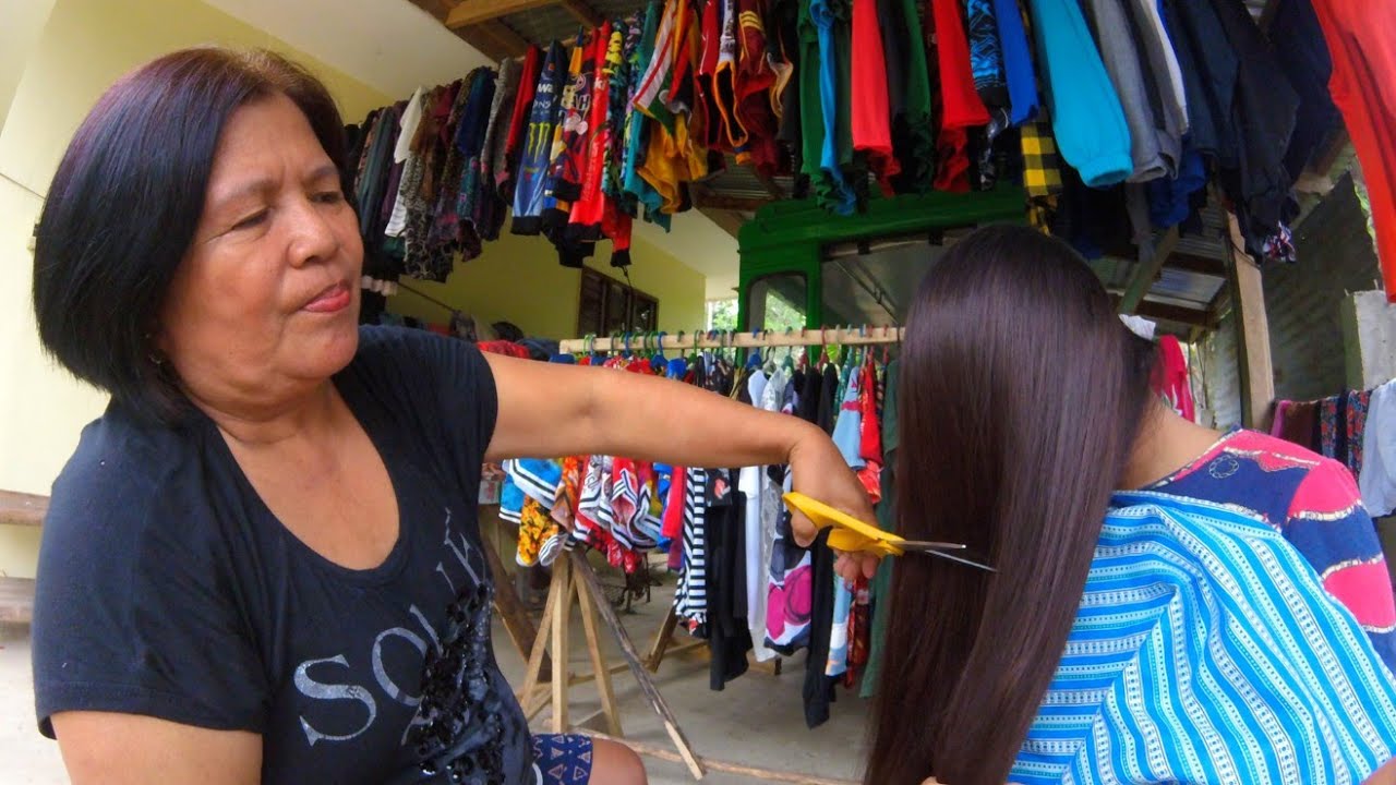 Free Haircut By Mama | CURTAIN BANGS HAIRCUT AT HOME SIMPLE HAIRSTYLES FOR GIRLS