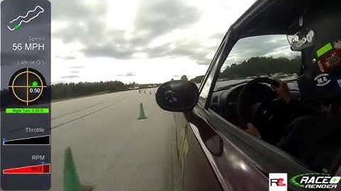 Fastest Lap with data- Michelin employee autocross