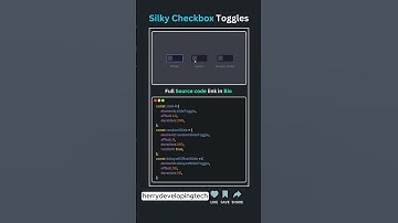 ✅ Silky Checkbox Toggle 2025! 💻✨ | Smooth UI Interaction in 60 Seconds||#shorts #shortvideo #ai #js