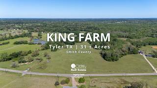 31-Acre Farm & Ranch | Spring, Pond, Hardwoods | Tyler TX | Smith County | FM 344 Near Bullard