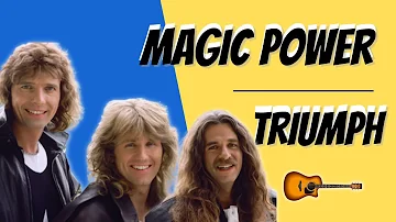 How to play "Magic Power" by Triumph on acoustic guitar