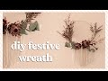 How To Make A Minimal Festive Wreath | 12 Days Of Rosery