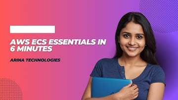 AWS ECS essentials in 6 minutes || Arina Technologies