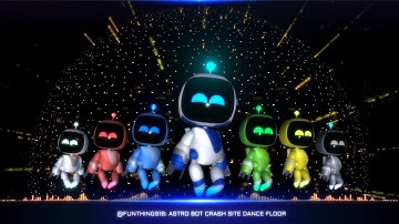 Astro Bot Takes Over the Dance Floor! Space Dance🎧🤖 Inspired by Crash Site Music #astrobot #dance