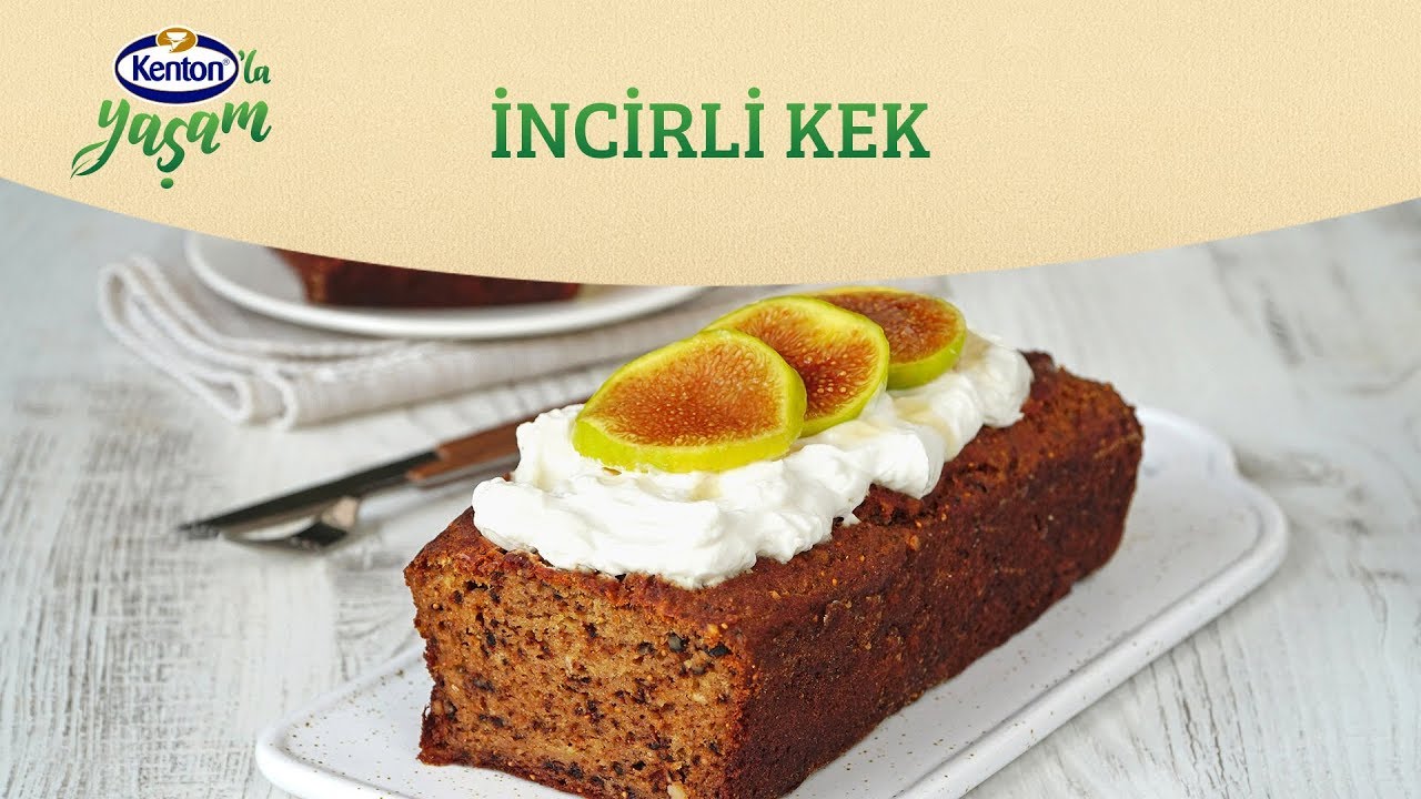Beyaz Unsuz ve Şekersiz İncirli Kek Tarifi YouTube
