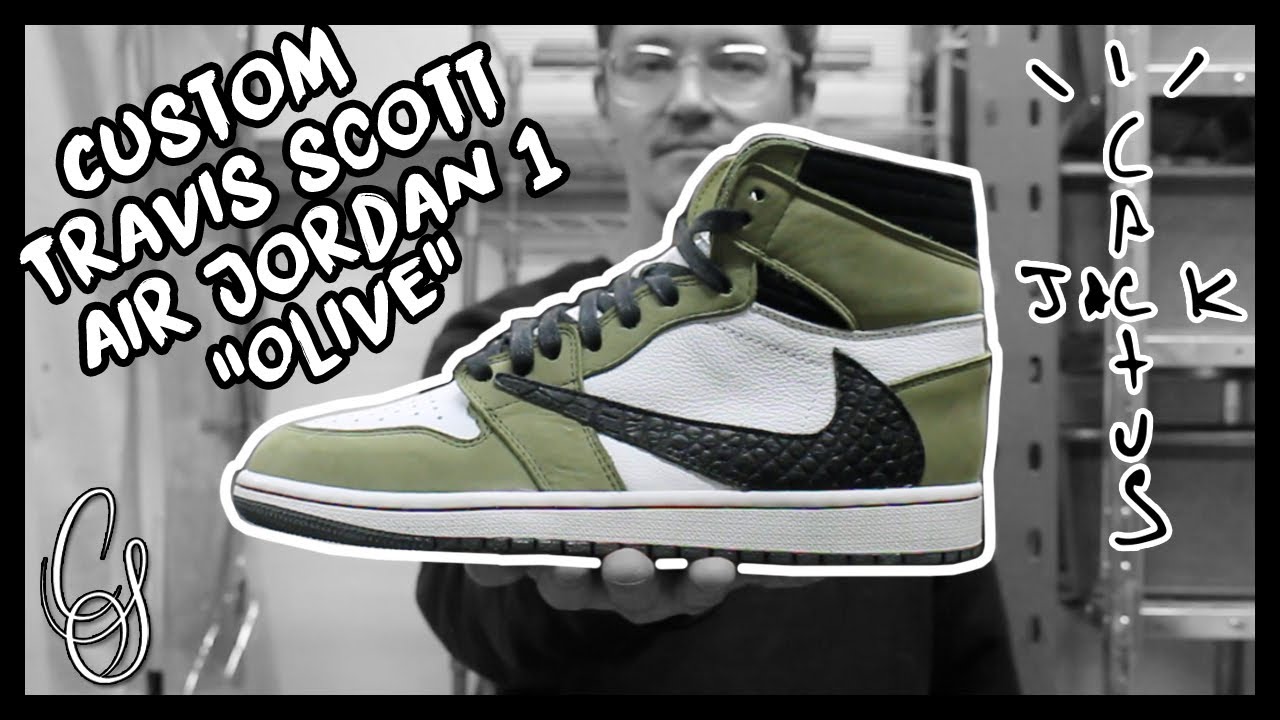 travis scott jordan 1 custom