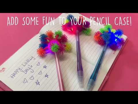 Multi Fuzzy Light Up Pens