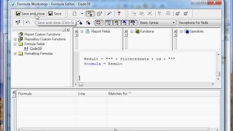 How to create barcodes in Crystal Reports?