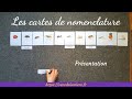 Cartes de nomenclature montessori  comment les utiliser 