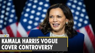 Controversy Erupts Over Kamala Harris S First Vogue Cover Photo Vogue Magazine Wion Youtube