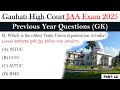 Gauhati High Court JAA Exam 2025 | Previous Year Questions Part - 12 | with Related Points