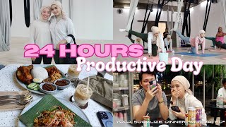 24 Hours Productive Day With Me  Yoga Class + Socialise + Motivated ??‍♀️??