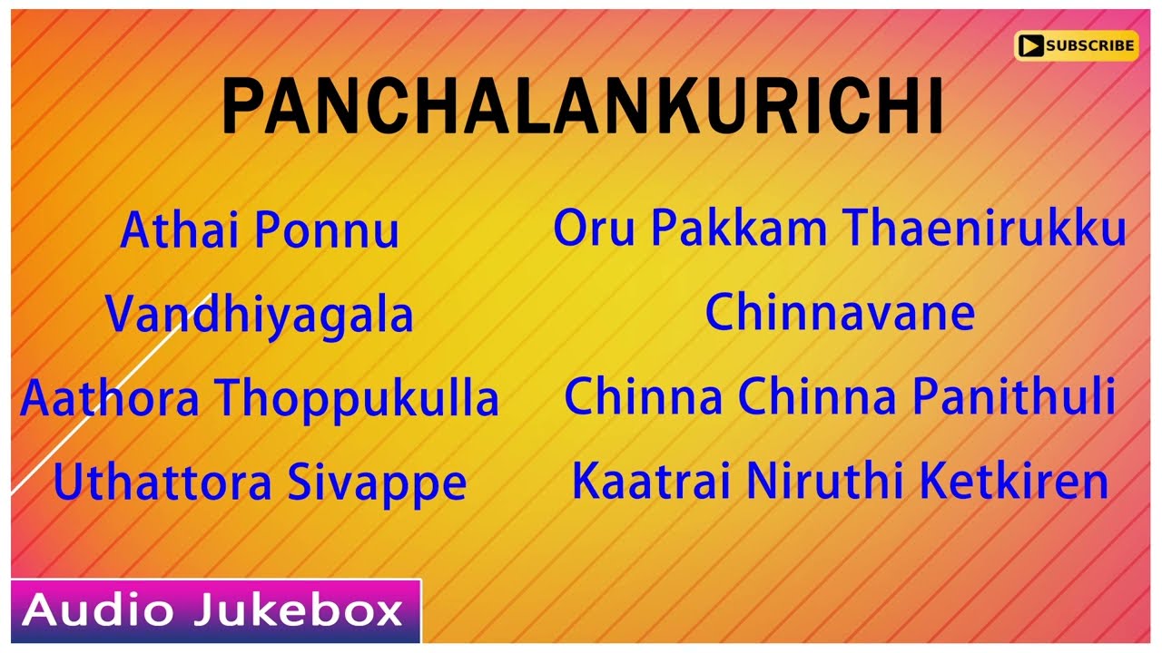 Panchalankurichi Audio Jukebox  Panchalankurichi All Songs  Prabhu  Madhoo  Seeman  Deva