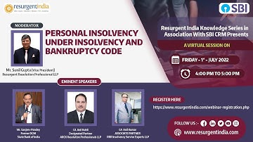 Virtual Session on Personal Insolvency under Insolvency and Bankruptcy Code.