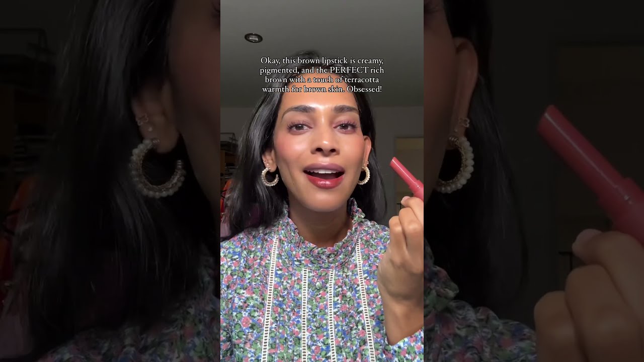 Brown skin lipstick swatch - Day 29 💄 