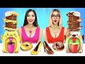 Rich VS Broke Chocolate Food Challenge | Expensive VS Cheap Decorating Ideas by RATATA BRILLIANT