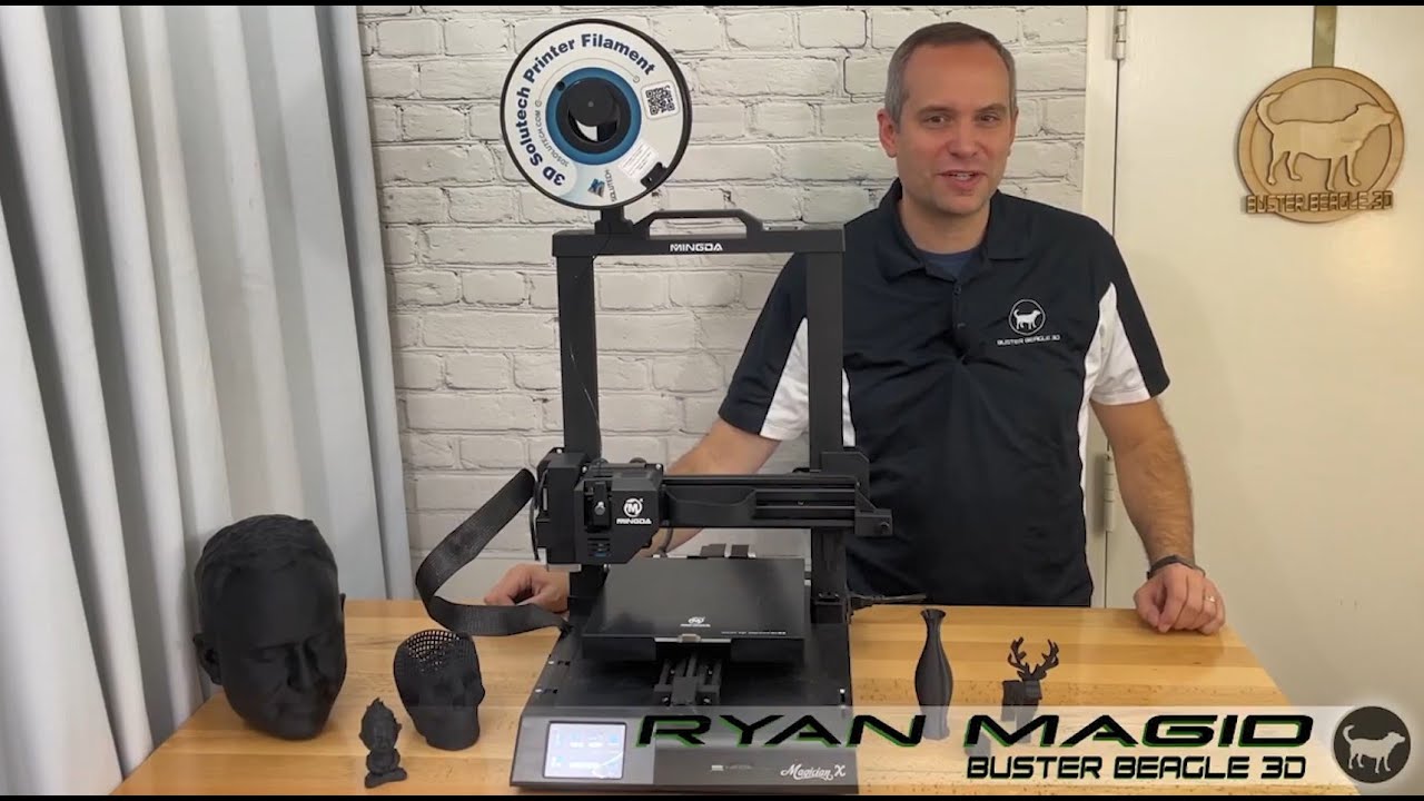 MINGDA Magician X 3D Printer Review/ 16points Smart Auto-leveling &  High-precision Printing 