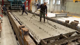 Two Brilliant Ways of Making Light Weight Concrete Slabs. Korean Factory