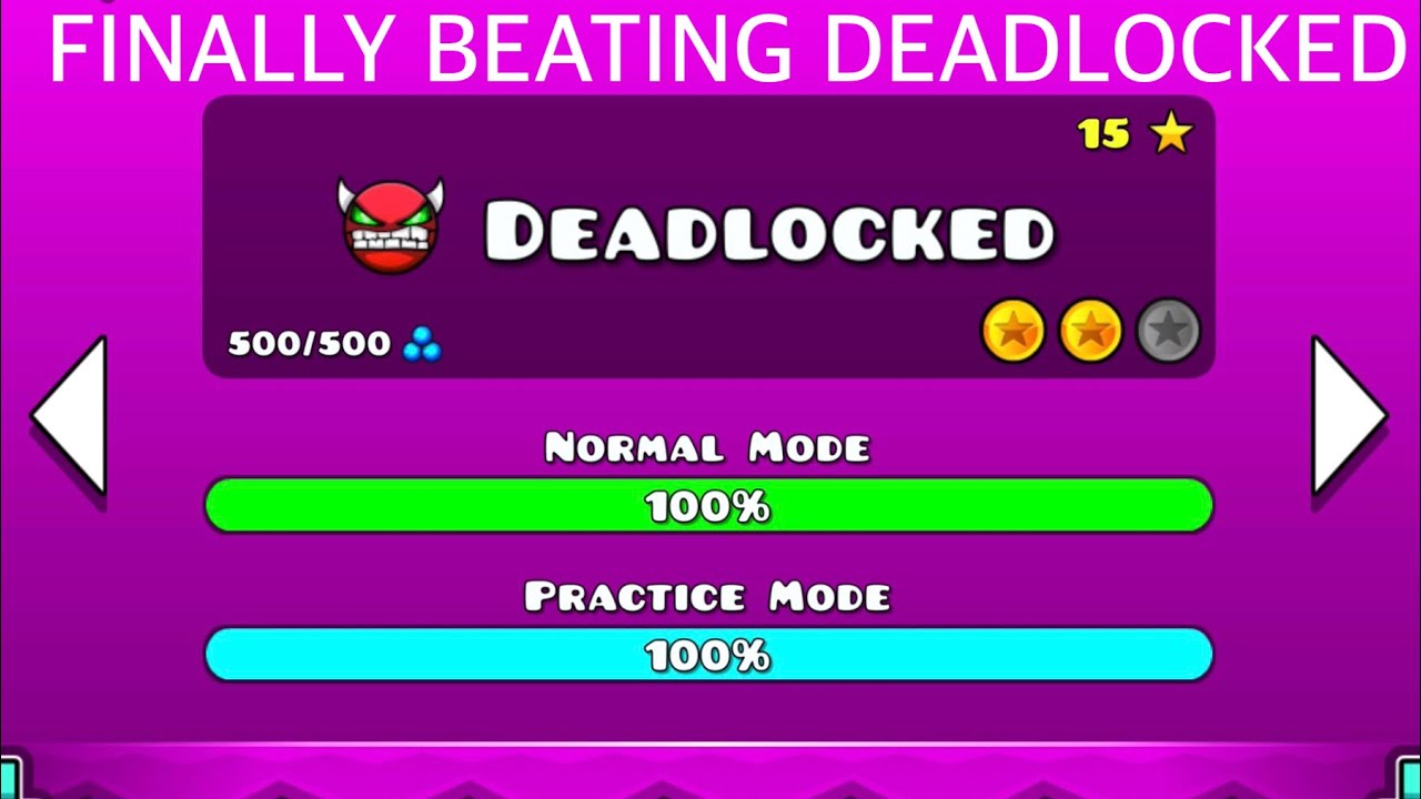 FINALLY BEATING DEADLOCKED!?!?!?!?!!! - YouTube