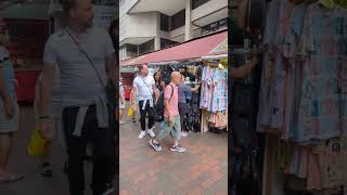 Walking along Albert Street in Bugis, Singapore #travel #singapore