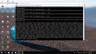 Install existing django cms on windows