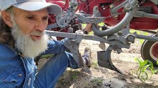 Installing Plows on Cub Tractor  Plowing Corn