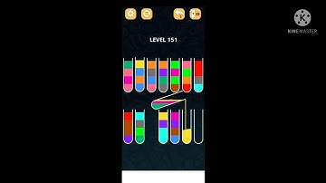 Color Sort Puzzle Level 151  Walkthrough Solution iOS/Android |Water sort puzzle level 151