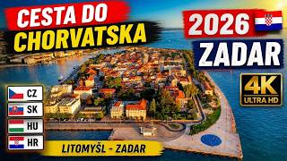 Cesta do Chorvatska 🇭🇷 2026 / CZ - SK - HU - HR  Litomyšl - Zadar  Croatia  4K  VIOFO A329S