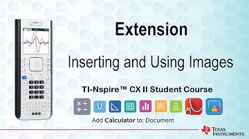 Inserting and Using Images | TI-Nspire CX II | Getting Started Series - Graphs and Geometry
