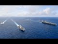 ROK Navy &amp; US Navy participate in joint Carrier Strike Group Exercise 2022